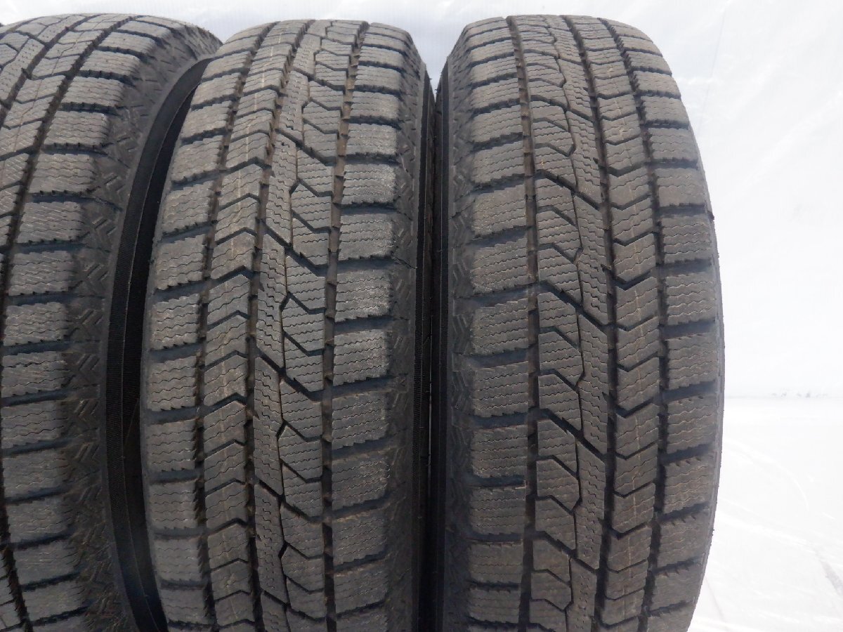 ☆23年製 バリ山☆ 4H 100 5.00B +35 13インチ 社外品 HOTSTUFF Exceeder アルミホイール 冬用 スタッドレス タイヤ 155/80R13 Toyo 4本_画像9