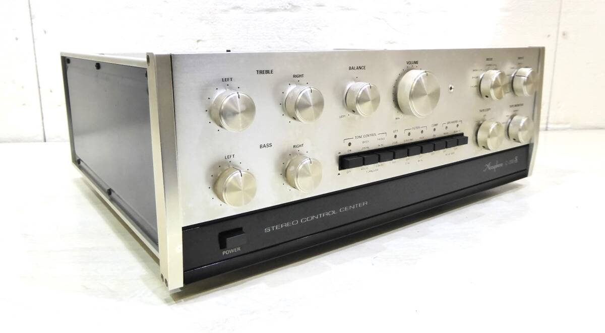 Accuphase stereo light-hearted short play roll center / control amplifier C-200S/ against . type A class push pull drive circuit use 