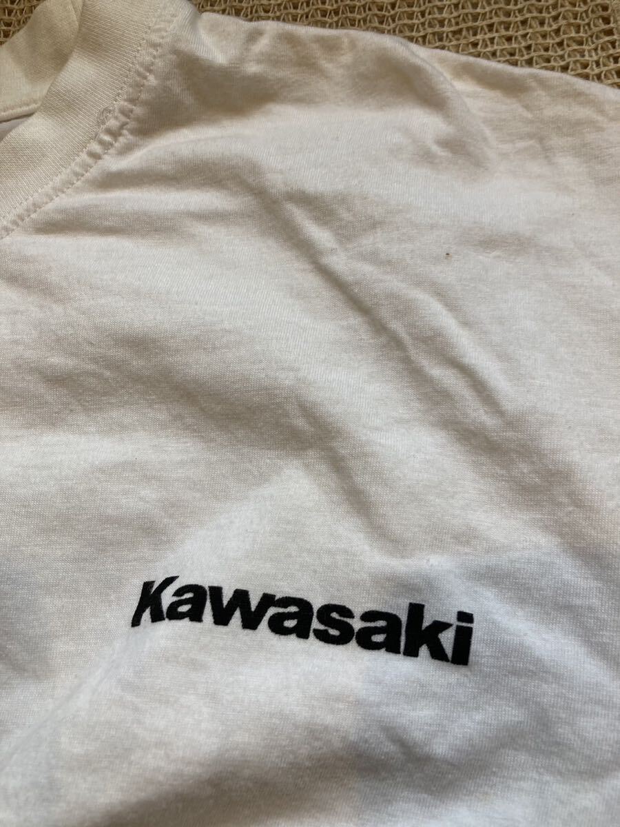kawasaki カワサキ 半袖Tシャツ Lサイズの画像5