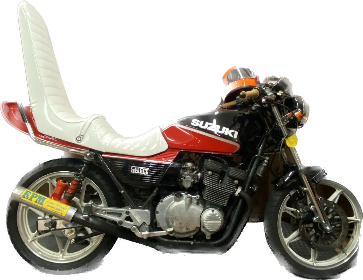 Yahoo!オークション - GSX400F FS用 三段シート 白エナメル 補強 Yahoo!オークション - GSX400F FS用 三段シート 白エナメル 補強