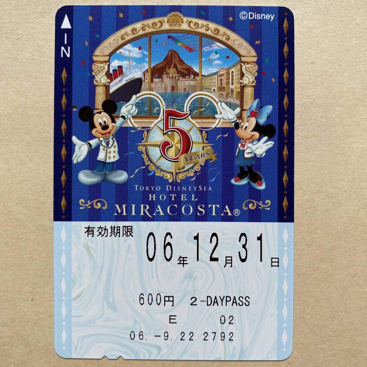 [ использованный ] 2te- Pas Mai . resort линия Disney resort линия отель Mira ko старт 5 anniversary commemoration Mickey 