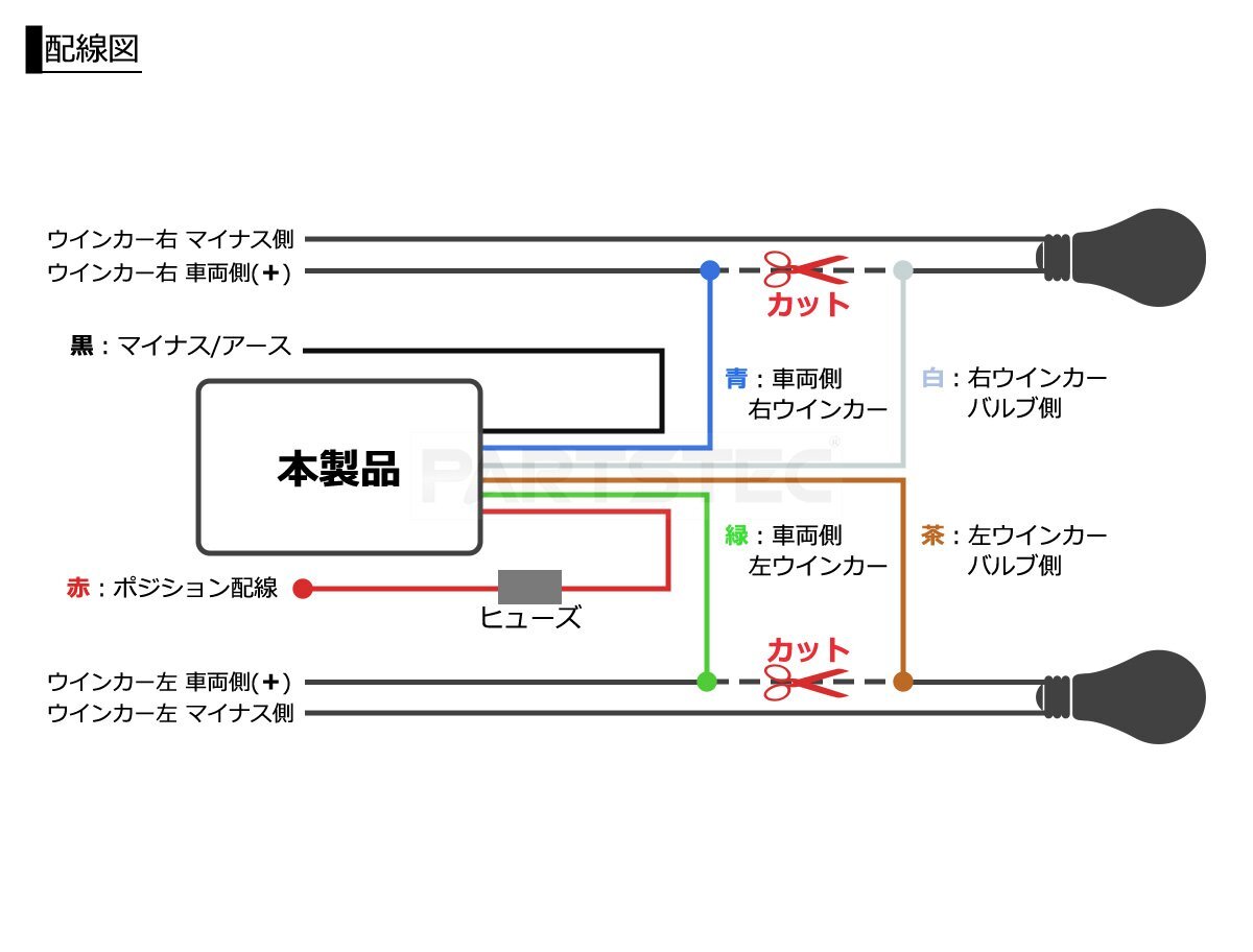 12V ウインカーポジションキット 常時点灯/消灯 無段階減光調整 車検対応 プリウス ハイエース アルファード ヴェルファイア/28-153 SM-N_画像5