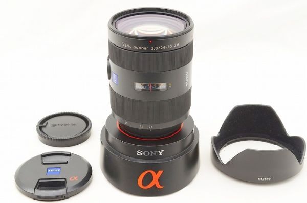 ☆美品☆ Sony ソニー Zeiss Vario-Sonnar T＊24-70mm F2.8 ZA SSM SAL2470Z ♯24051002_画像1