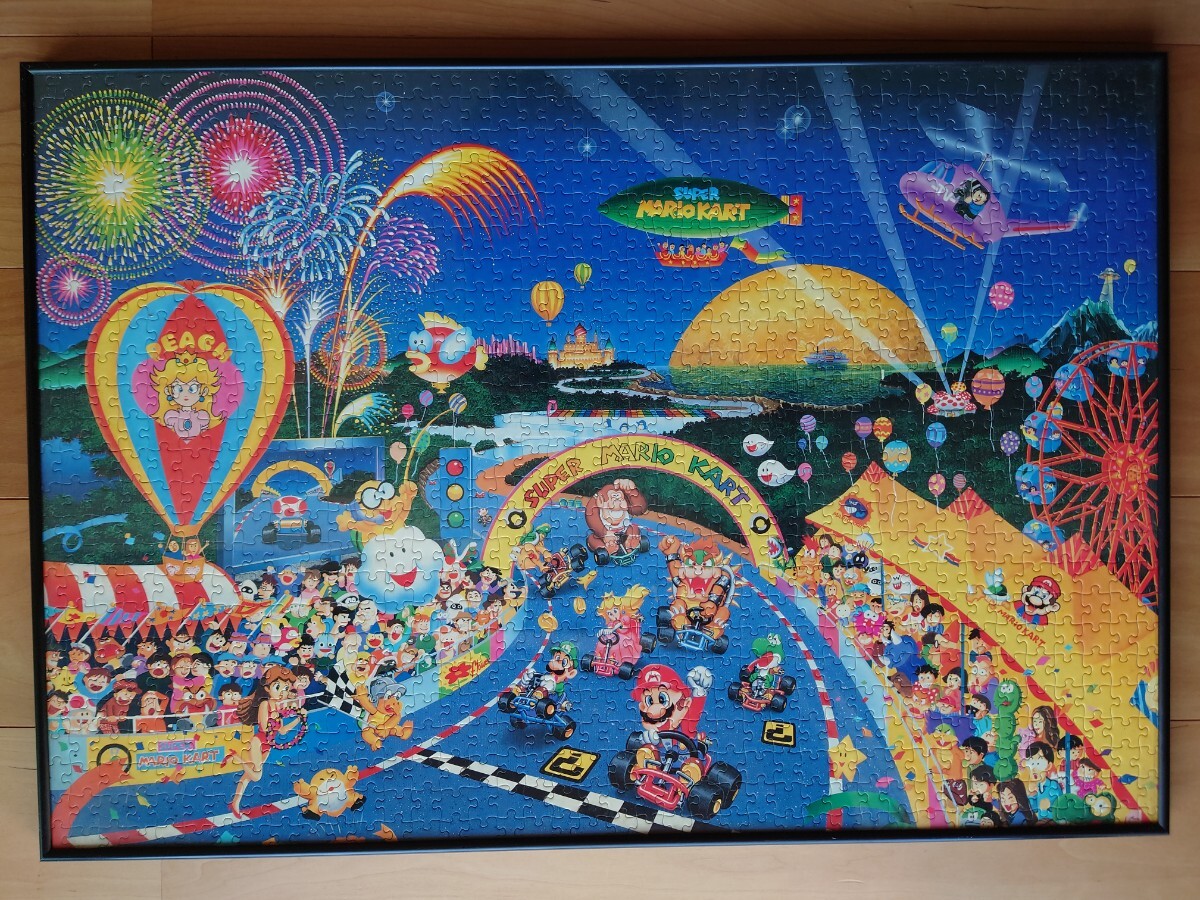  large Super Mario Brothers Mario Cart jigsaw puzzle amount entering final product 