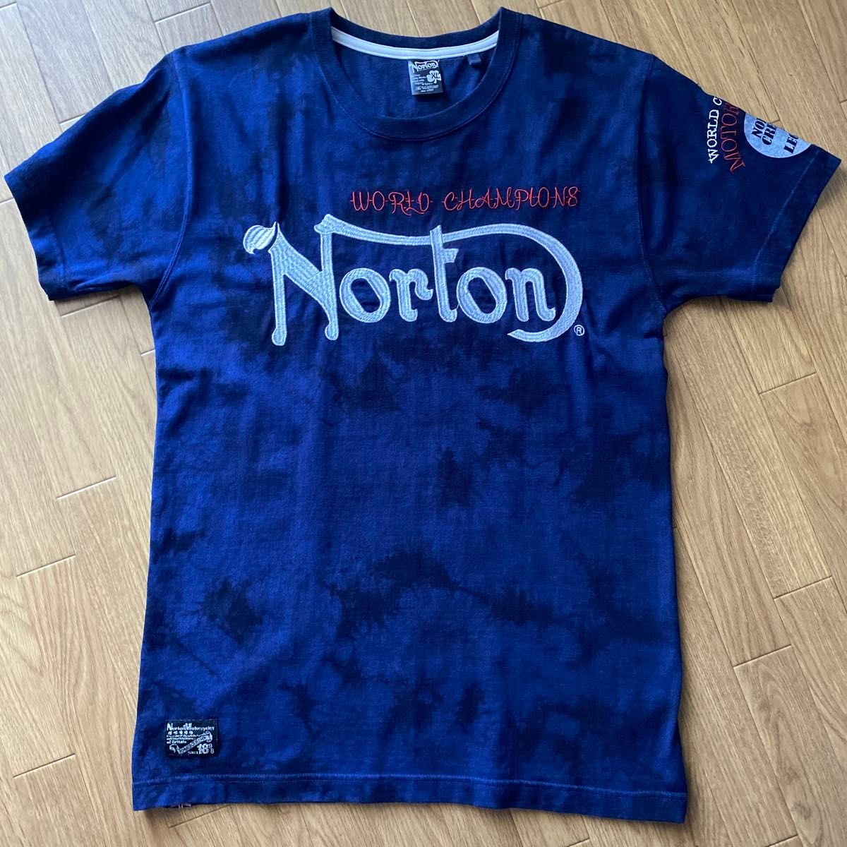 Norton ノートン 刺繍ロゴ タイダイTシャツ