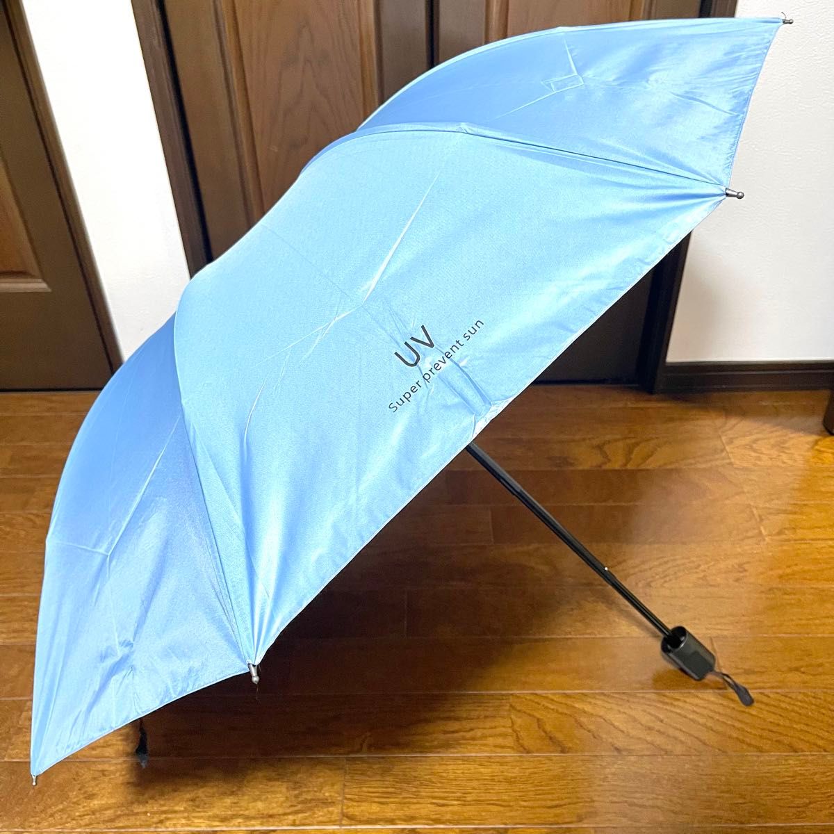 折りたたみ傘 晴雨兼用 男女兼用 雨傘 日傘 晴雨兼用 遮熱 遮光 ブルー