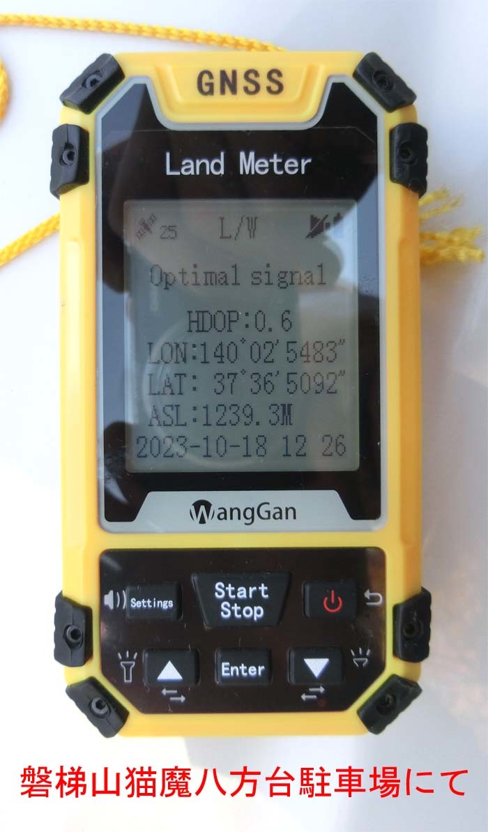 GPS GNSS SBAS BeiDou reception vessel [ plot of land meter WangGan S1]. times . times display ( precision approximately 5m within ) forest . also operation hand made [ Japanese manual ]