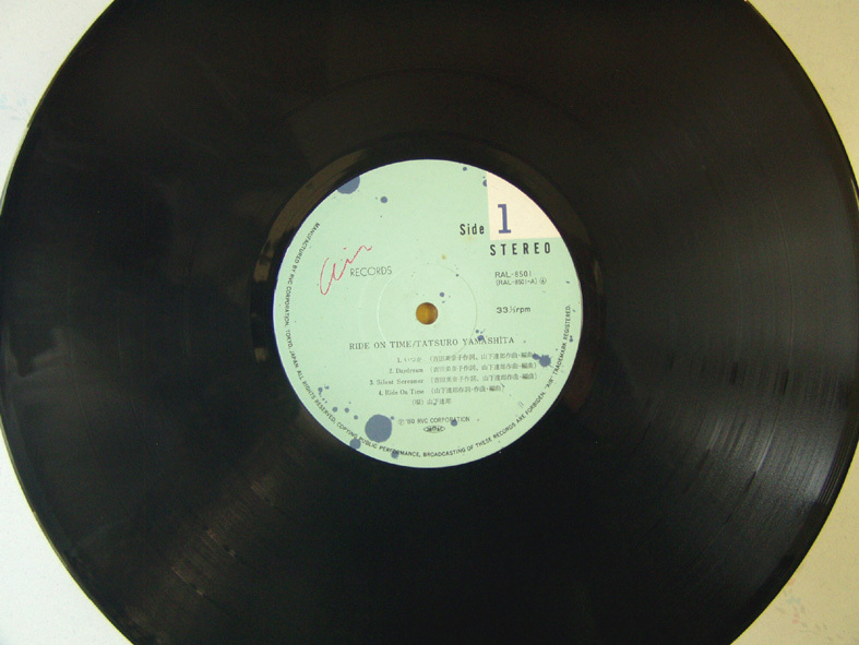 RIDE ON TIME / ライド オン タイム / 山下達郎 / RAL-8501 / LP レコード盤 / ジャケットサイズのカバータイプ帯付き_画像8