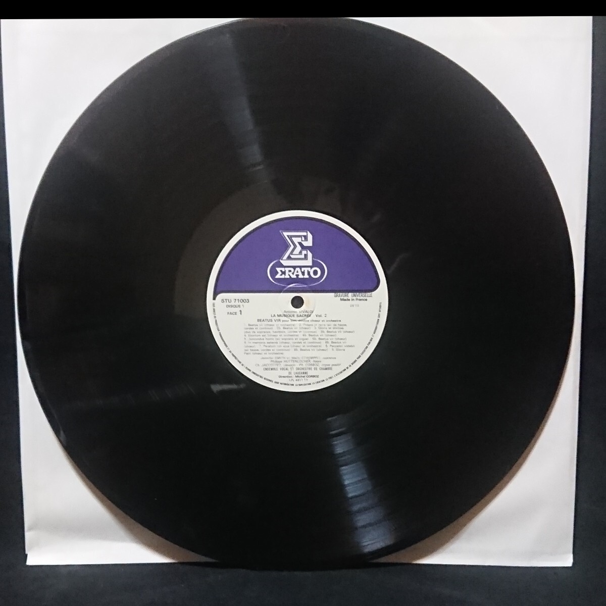 コレクター放出品！仏ERATO/エラート輸入盤LPレコード ３枚組・STU71003 VIVALDI LA MUSIQUE SACREE VOL.2_3_4_画像3