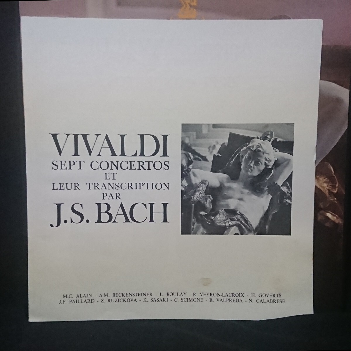 コレクター放出品！仏ERATO/エラート輸入盤LPレコード ３枚組・ERA9150/1/2 CONCERTOS DE VIVALDI ET J.-S. BACH_画像9