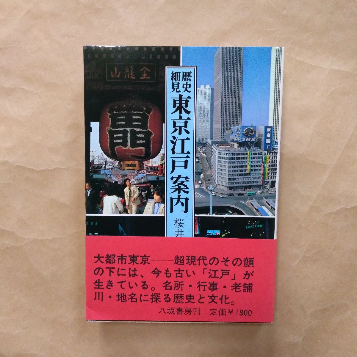 ◎歴史細見 東京江戸案内　桜井正信編　八坂書房　1979年_画像1