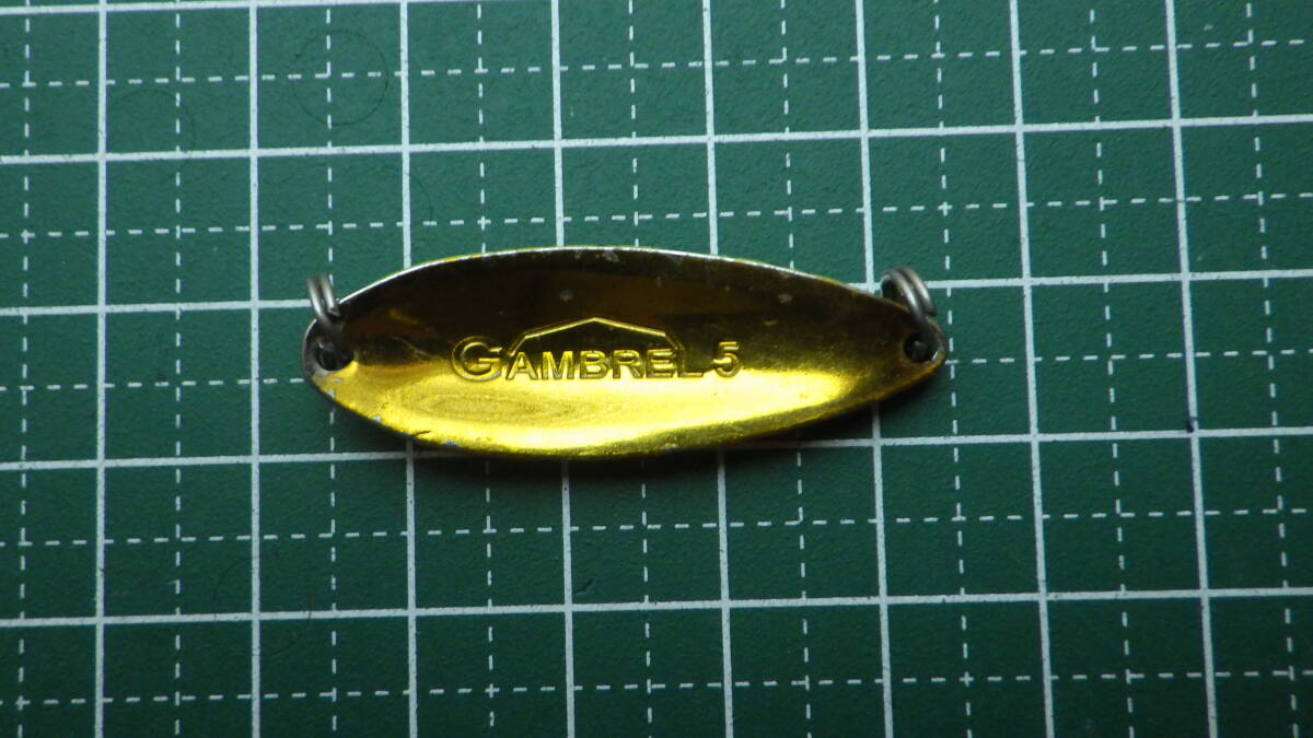 DUO GAMBREL ギャンブレル GB-5 スプーン 39mm 5g チャートゴールドヤマメ 定価700円（税込）中古_画像2
