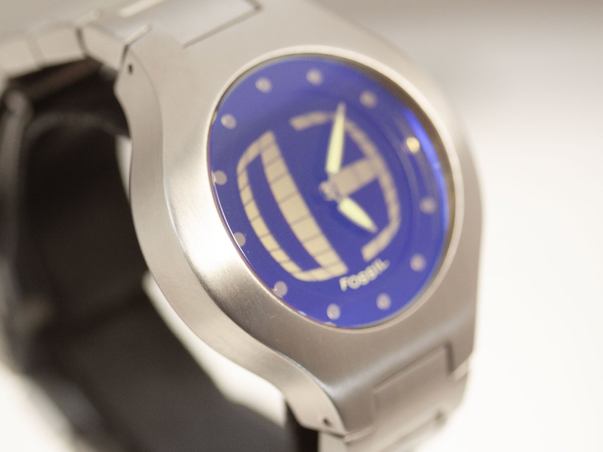 【FOSSIL】フォッシル「BIG TIC」JR-8052 クォーツ メンズ 腕時計【中古品】_画像3