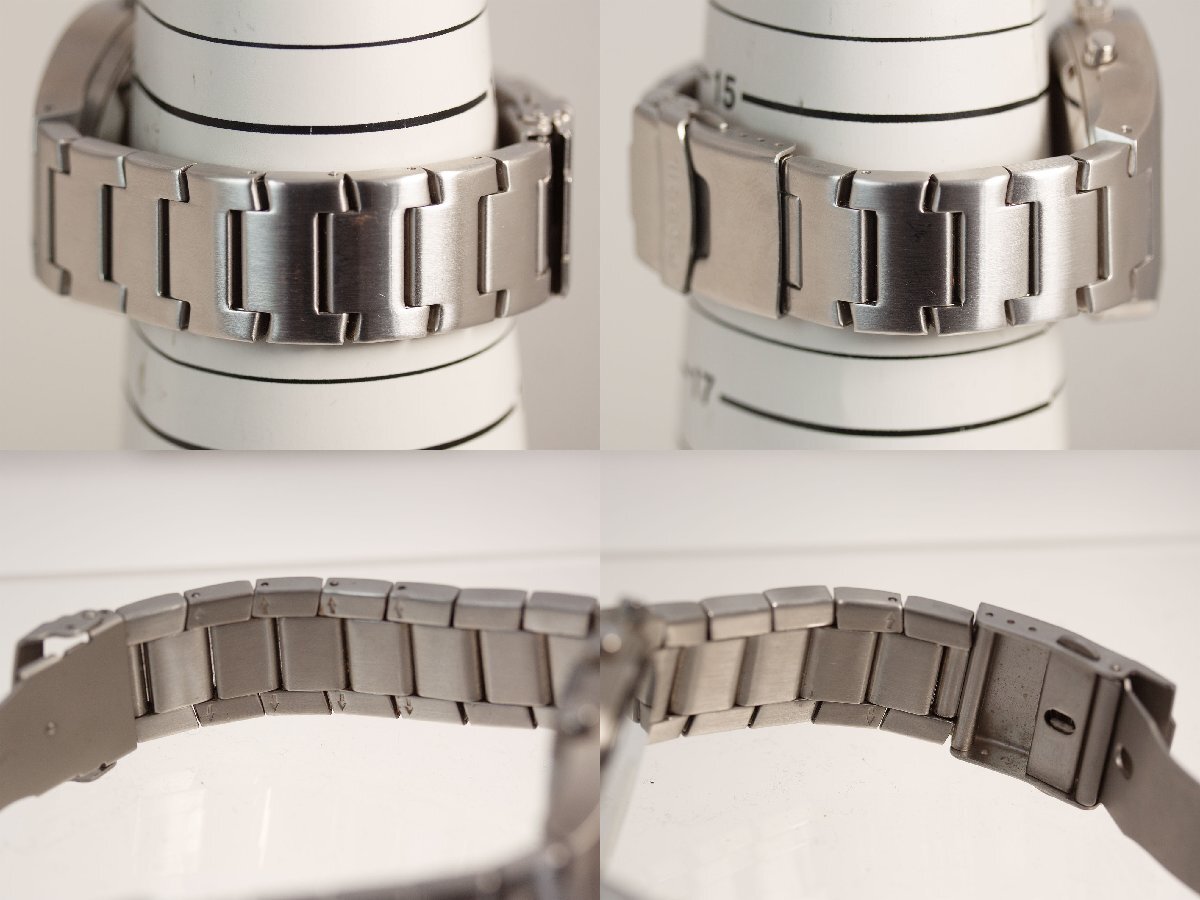 【FOSSIL】フォッシル「BIG TIC」JR-8052 クォーツ メンズ 腕時計【中古品】_画像9