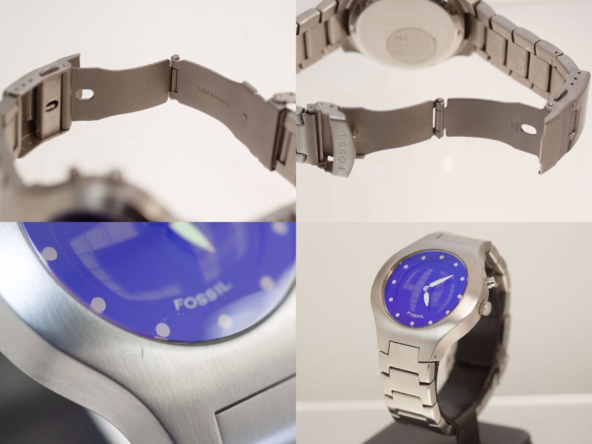 【FOSSIL】フォッシル「BIG TIC」JR-8052 クォーツ メンズ 腕時計【中古品】_画像10