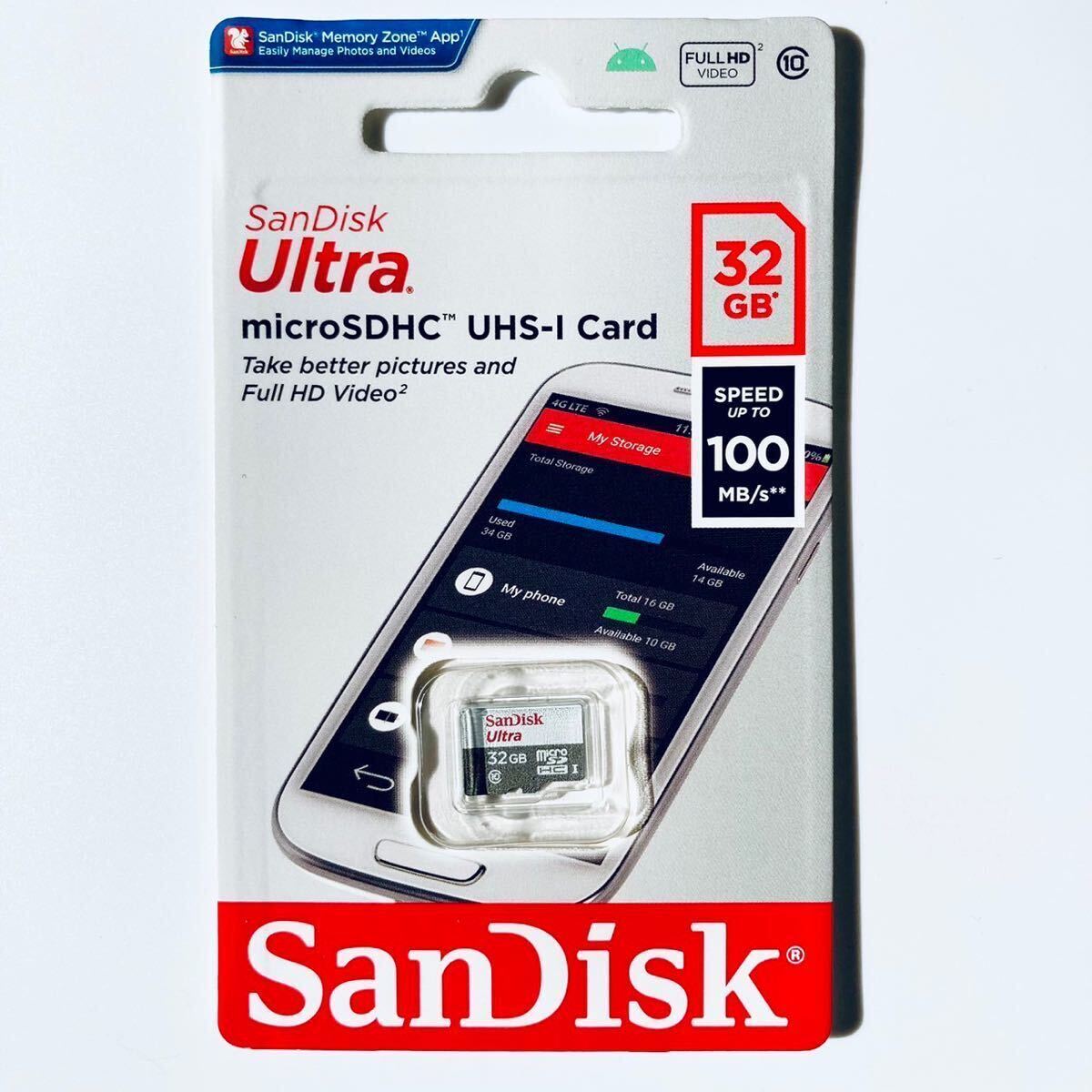 micro SDカード マイクロSDカード 32GB 1枚100M/秒 スマホ、タブレット、ドライブレコーダー、カメラ、スイッチ、スイッチライト_画像1