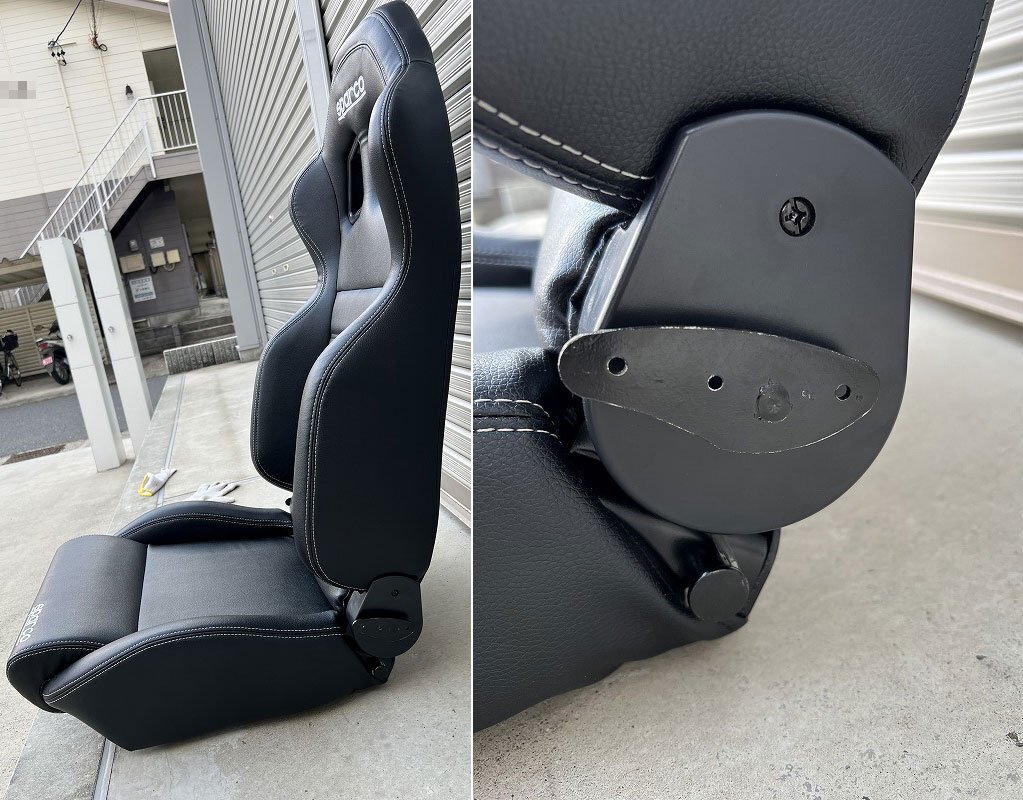 * almost unused *SPARCO( Sparco ) tuning seat R100 NERO SKY animation explanation equipped #04Z1208a43