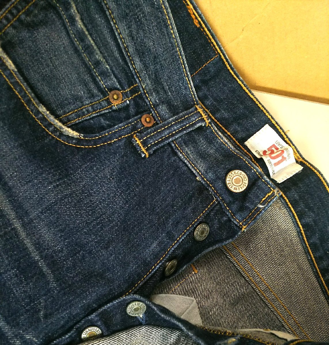 ★LEVI’S 501 W32 L32 メンズ ジーンズ リーバイス501 中古品 #03Z2412a05_画像3