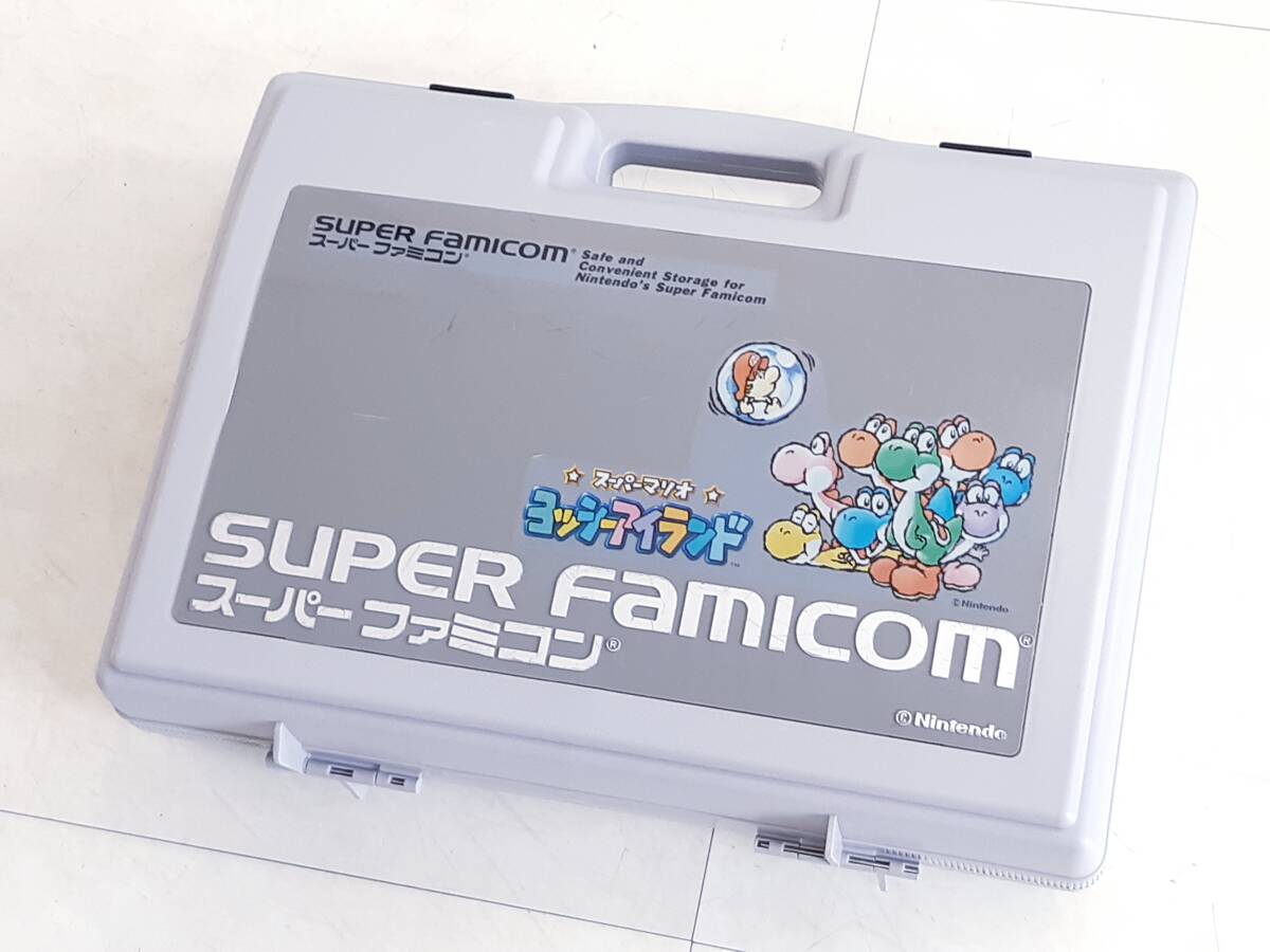 [ game start-up has confirmed ]* rare *Nintendo nintendo Super Famicom body + storage case SFC super Mario yosi- Islay ndo