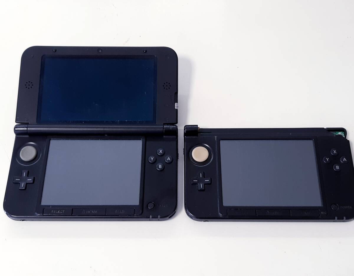 【ジャンク扱い】《合計2台》Nintendo 任天堂 3ＤＳＬＬ本体 ＋3DS下本体の画像2