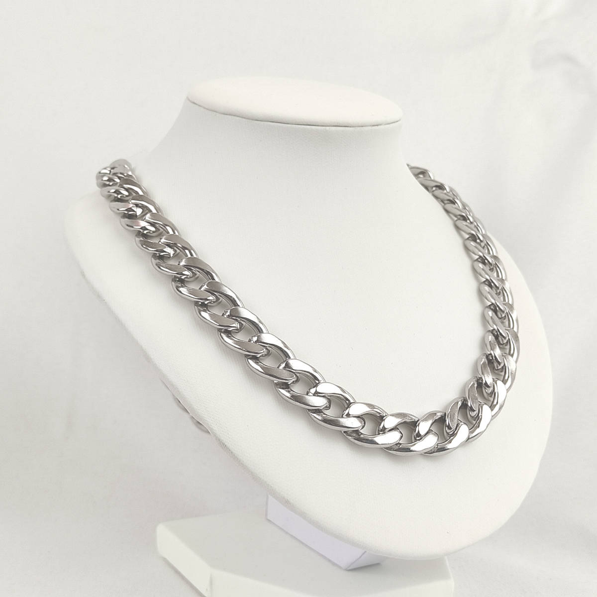 Silver Necklace 50cm 11mm 銀 喜平ネックレス シルバーチェーンネックレス シルバーネックレス メンズ レディース 304_画像5