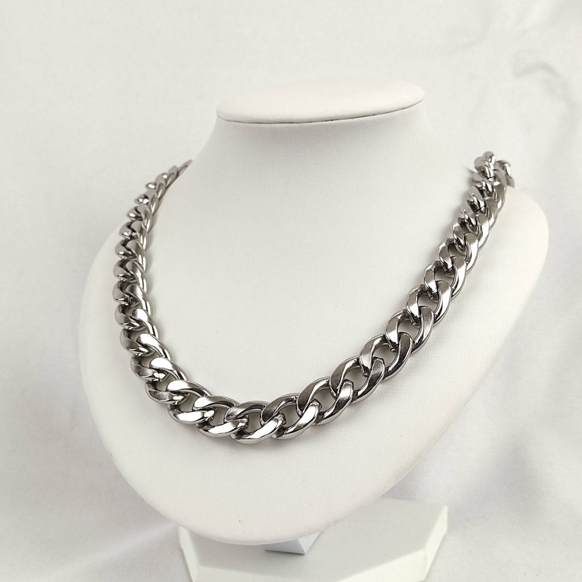 Silver Necklace 50cm 11mm 銀 喜平ネックレス シルバーチェーンネックレス シルバーネックレス メンズ レディース 304_画像1