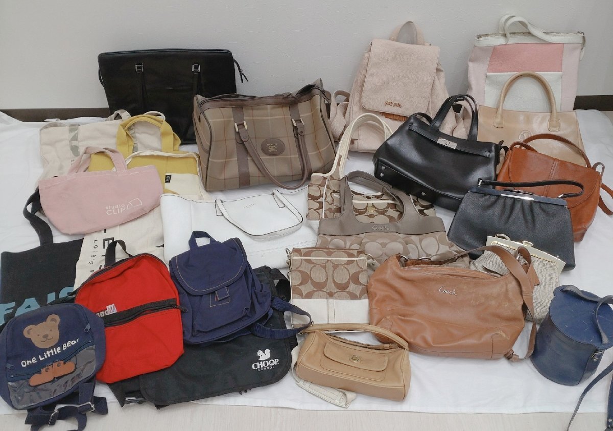 (B) сумка много продажа комплектом COACH/FURLA/ Folli Follie др. ручная сумочка сумка на плечо большая сумка кожа ткань детский рюкзак 