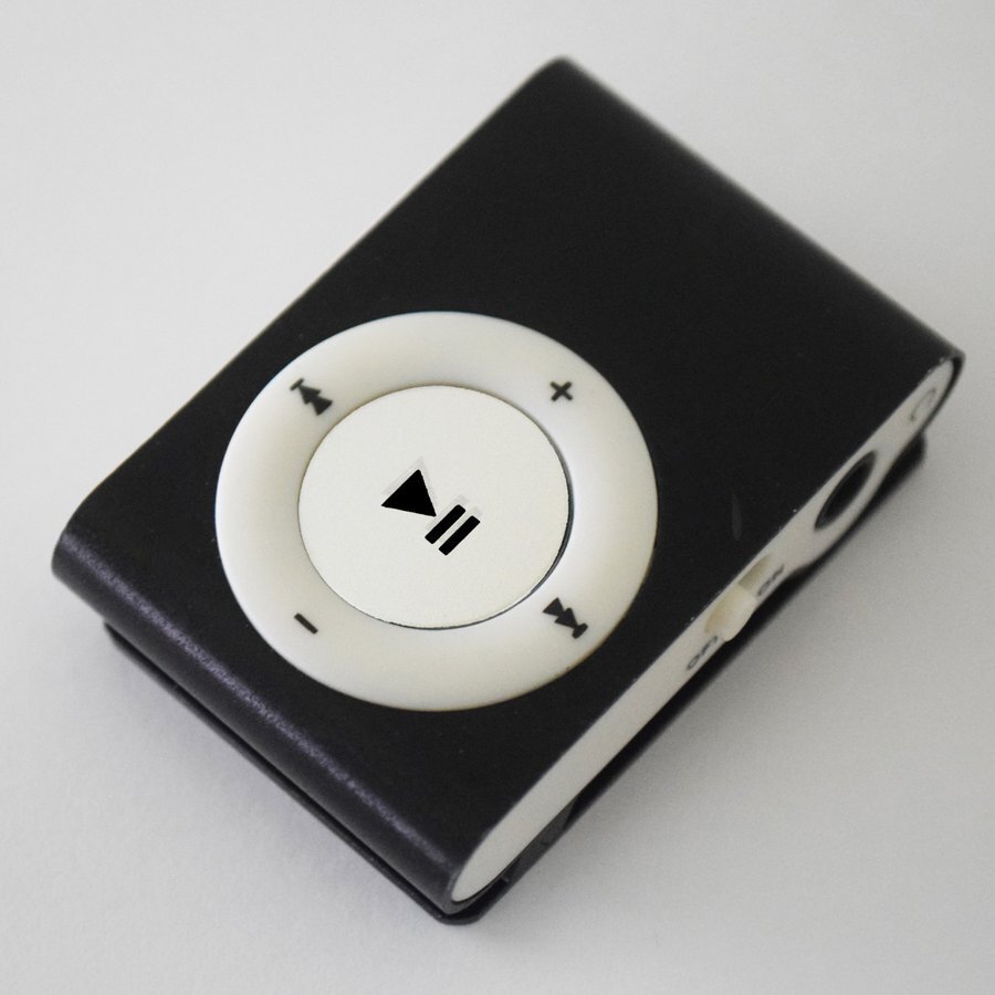 [ черный ] новый товар MP3 плеер музыка SD карта тип зарядка кабель имеется [ кнопка белый модель ]
