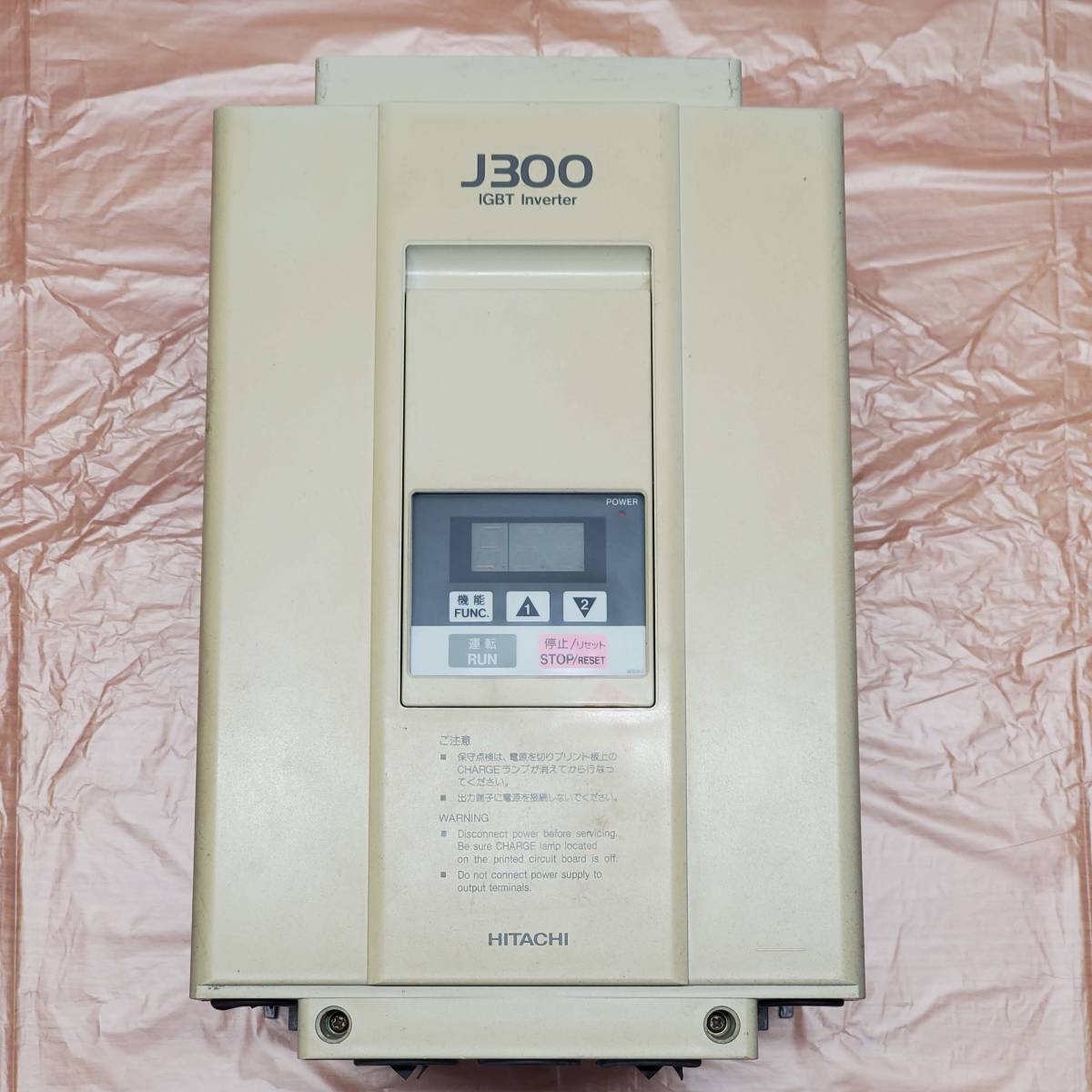 HITACHI INVERTER インバータ J300 IGBT 055LF2 中古 現状品_画像1