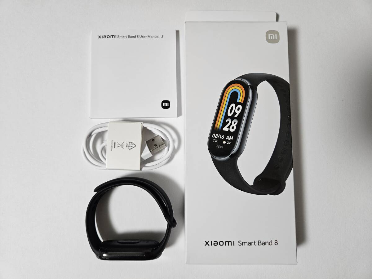  car omi(Xiaomi) Smart Band 8 smart watch Smart band graphite black domestic regular goods 