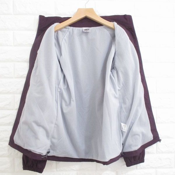 [ Paradiso ] stretch material!* lining mesh window jacket ( purple )* lady's /L
