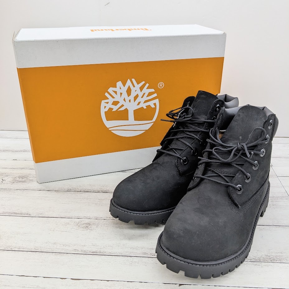 美品 Timberland ティンバーランド 6INCH PREMIUM BOOTS 6インチプレミアムブーツ 12907 ブラック 箱付き_画像1