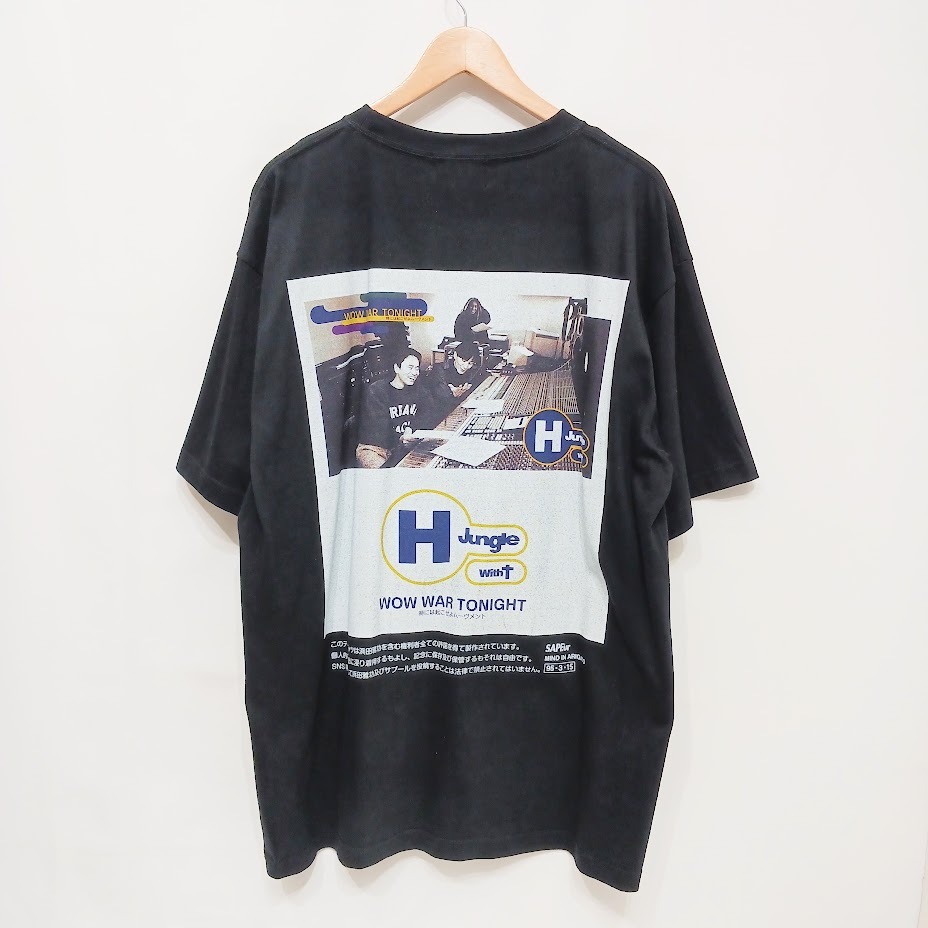 99 SAPEur MASATOSHI HAMADA WOW WAR TONIGHT Tee サプール 浜田雅功 Tシャツ H Jungle With ｔ_画像2