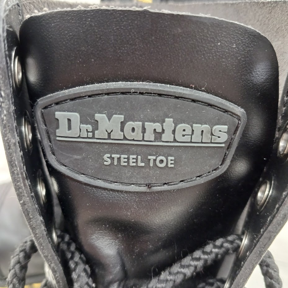 Dr.Martens ドクターマーチン 10 EYE STEEL TOE BOOTS 10ホールブーツ レースアップブーツ ブラック UK5_画像7