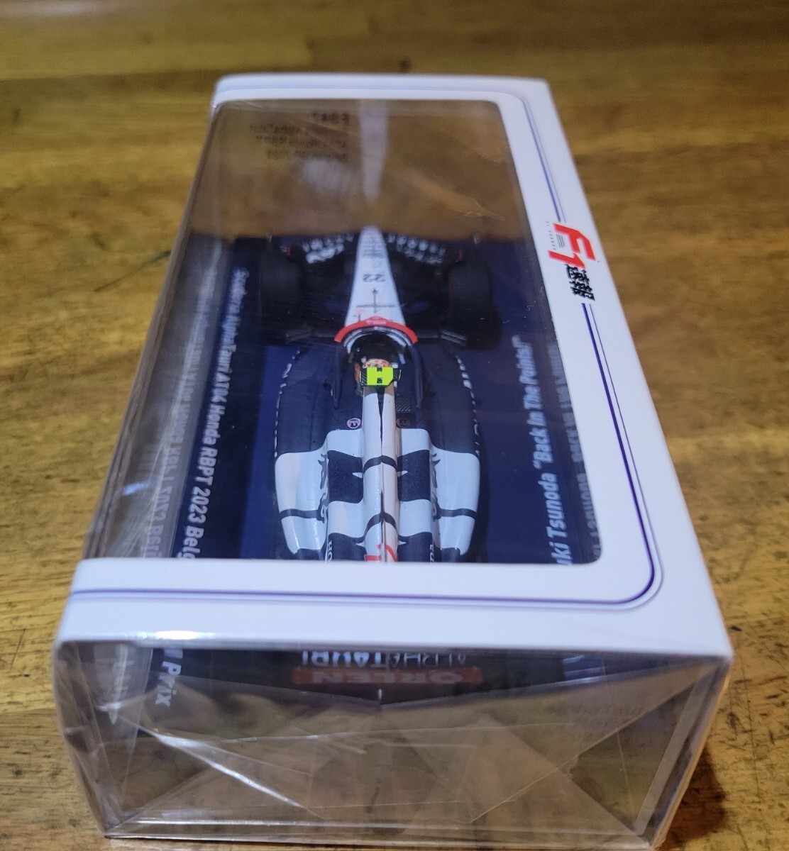 スパーク 1/43 F1速報別注 アルファタウリ HRC AT04 角田祐毅 新品未開封_画像3