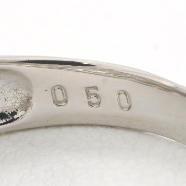 PT900 リング 指輪 11号 ダイヤ 0.50 総重量約6.3g 中古 美品 送料無料☆0202_画像7