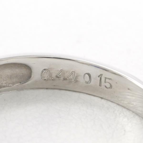 PT900 リング 指輪 8.5号 サファイア 0.44 ダイヤ 0.15 総重量約3.8g 中古 美品 送料無料☆0202_画像7