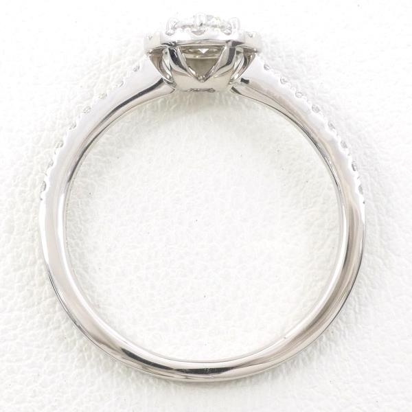 PT900 リング 指輪 13.5号 ダイヤ 0.19 0.20 総重量約3.8g 中古 美品 送料無料☆0315_画像2