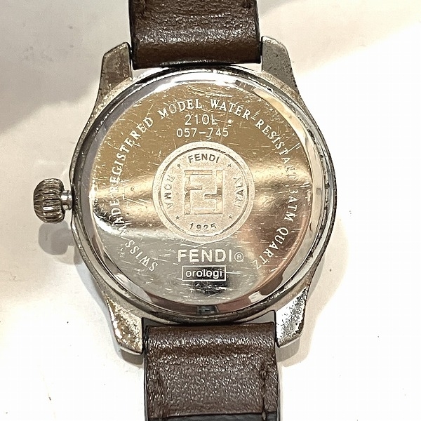 フェンディ オロロジ 210L クォーツ 時計 腕時計 レディース☆0332_画像5
