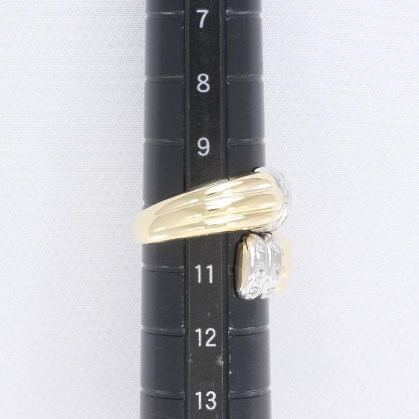 PT900 K18YG リング 指輪 10号 ダイヤ 0.06 総重量約5.9g 中古 美品 送料無料☆0204_画像5