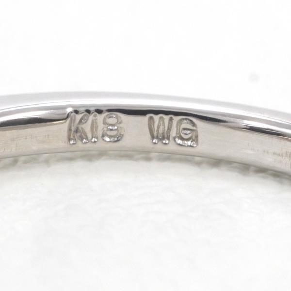 K18WG リング 指輪 8号 ダイヤ 0.20 総重量約1.4g 中古 美品 送料無料☆0338_画像6