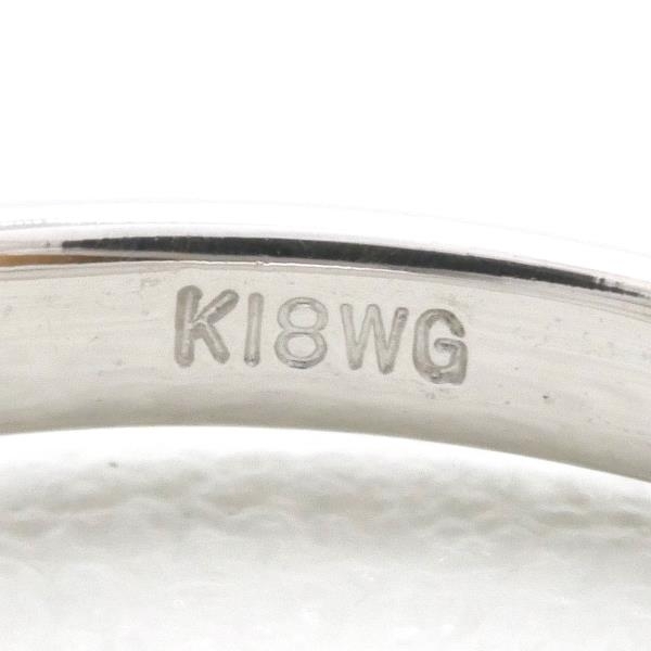 K18WG リング 指輪 10号 ダイヤ 0.13 総重量約1.1g 中古 美品 送料無料☆0315_画像6