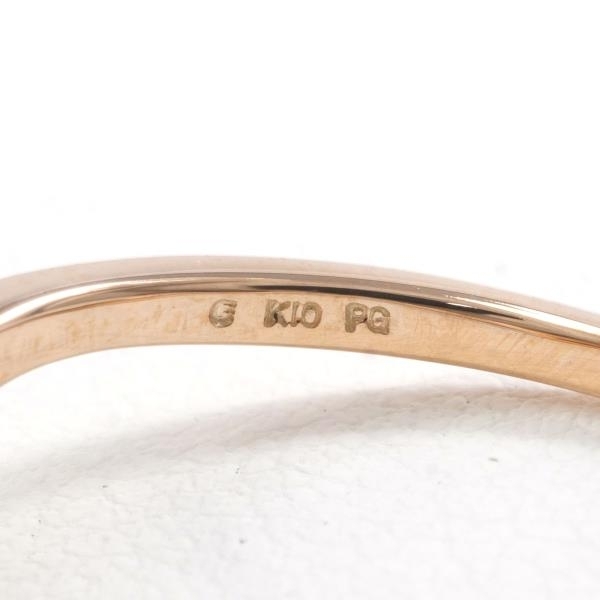 エステール K10PG リング 指輪 12号 ブラウンダイヤ 総重量約1.4g 中古 美品 送料無料☆0315_画像6