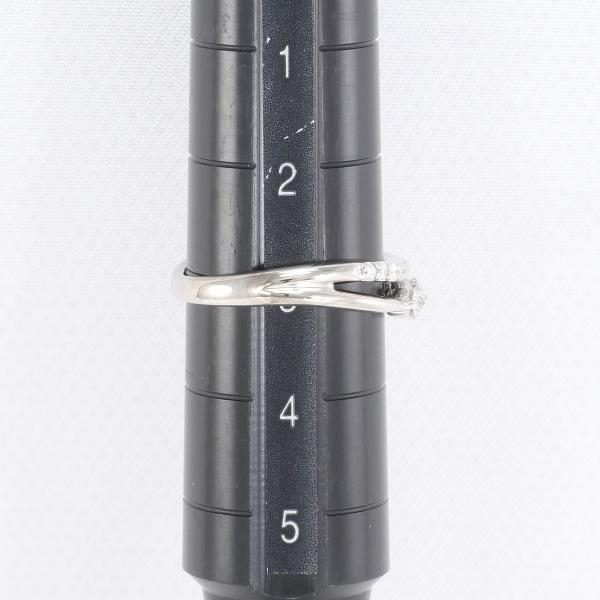 K14WG リング 指輪 3号 ダイヤ 0.28 総重量約1.5g 中古 美品 送料無料☆0315_画像5