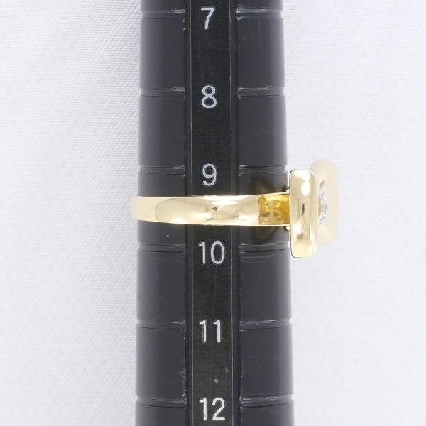 K18YGWG リング 指輪 9.5号 ダイヤ 総重量約5.4g 中古 美品 送料無料☆0315_画像5