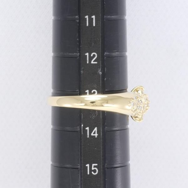 PT900 K18YG リング 指輪 13号 イエローダイヤ ダイヤ 計 0.50 総重量約3.9g 中古 美品 送料無料☆0315_画像5