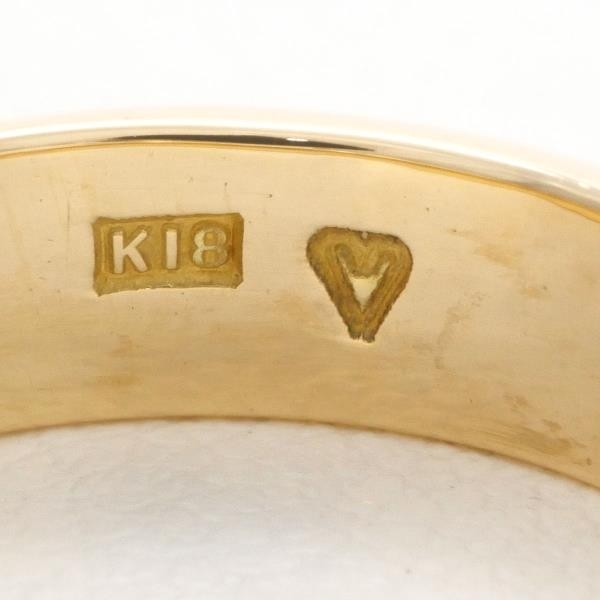 ベリテ K18YG リング 指輪 4.5号 ダイヤ 総重量約3.4g 中古 美品 送料無料☆0315_画像6
