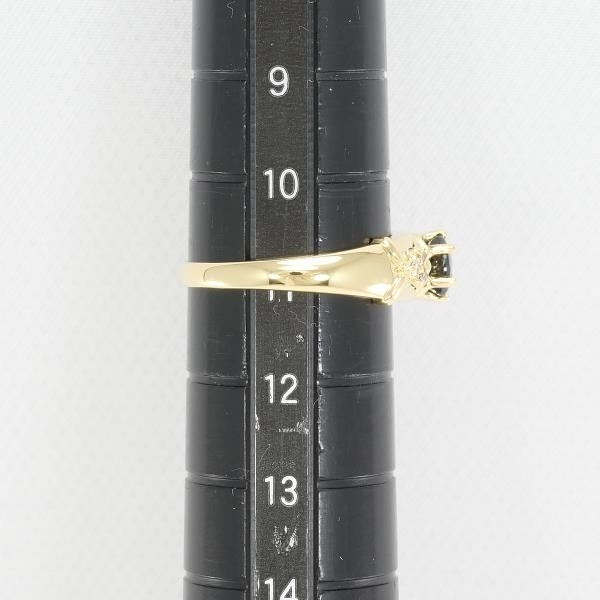K18YG リング 指輪 11号 サファイア 0.67 ダイヤ 0.10 総重量約2.9g 中古 美品 送料無料☆0315_画像5