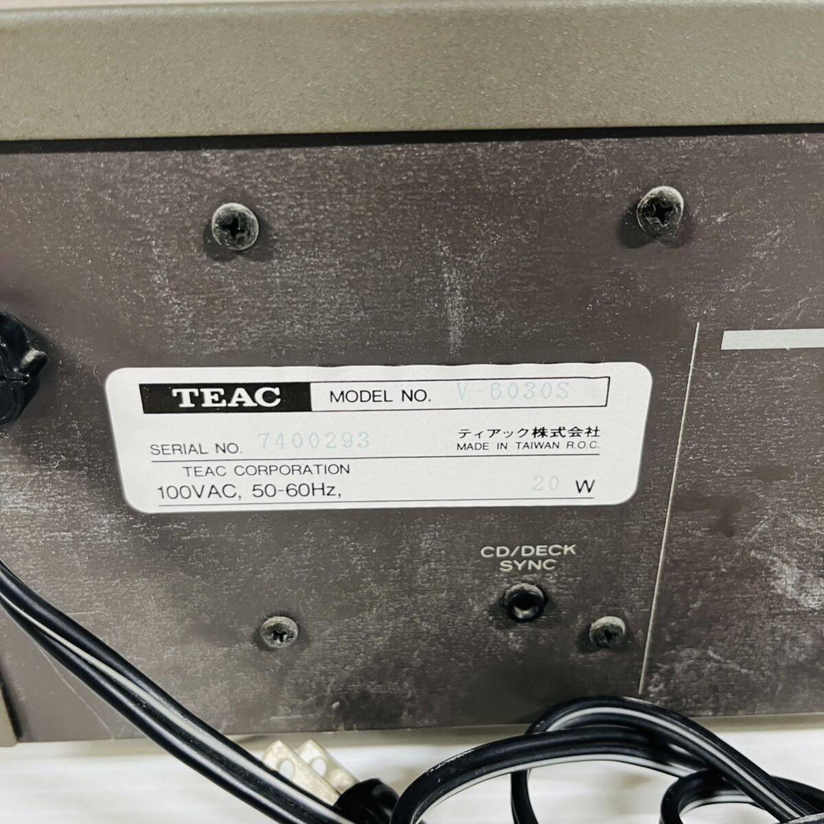 極美品 メンテナンス済みTEAC V-6030S カセットデッキ ティアック の画像9