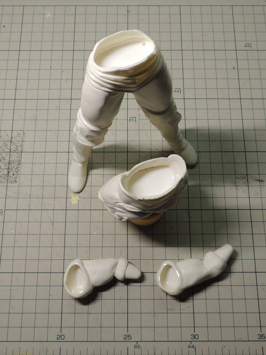  Kaiyodo garage kit figure Ken, the Great Bear Fist [1/8 Raoh ( sofvi version )] resin sink modified . work final product 